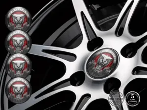 Jaguar Adesivi Cupola Custom Etichette Ruota Pregiate